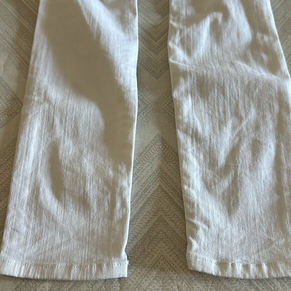 FRAME Denim Women’s Le Skinny de Jeanne White Stretch Ripped Jeans - Size 28 - Picture 8 of 9